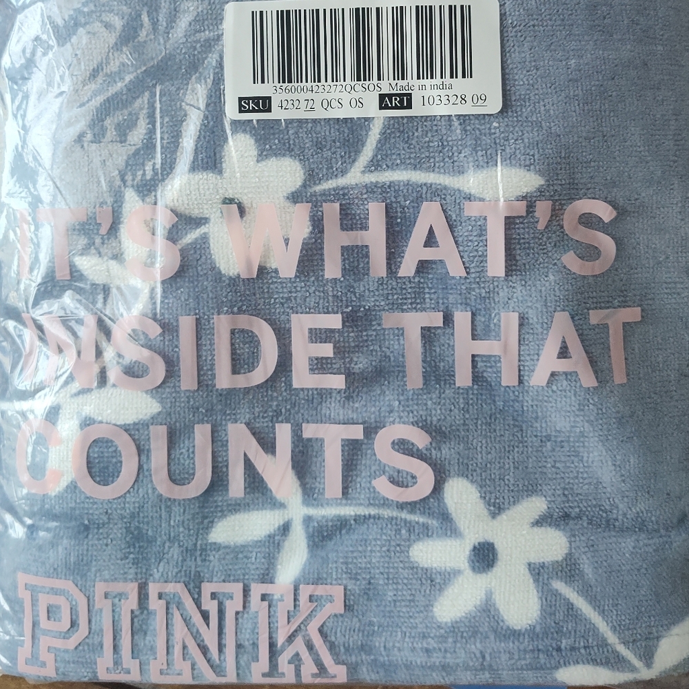 PINK NWT Over Sized Beach Towel